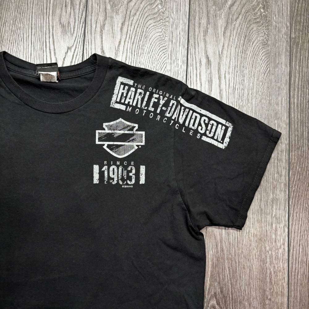 Harley-Davidson XL Sedona Arizona Graphic T-Shirt Mens Black Red Rocks Y2k - Picture 4 of 8